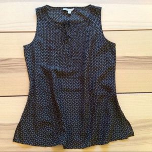 Sleeveless Silk Blouse